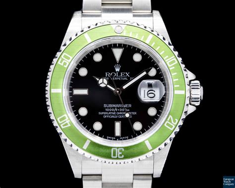 rolex submariner date green kermit|rolex submariner kermit flat 4.